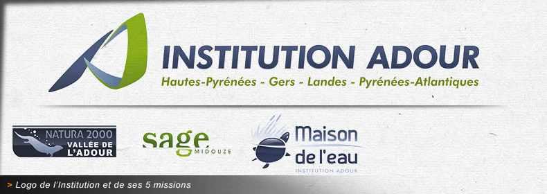 Logos de l'Institution Adour et de ses missions