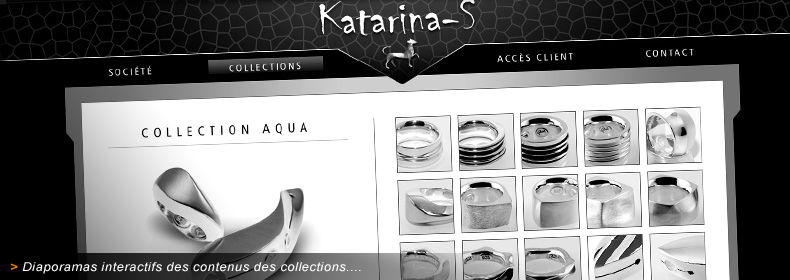 Habillage graphique du site internet de Katarina-S